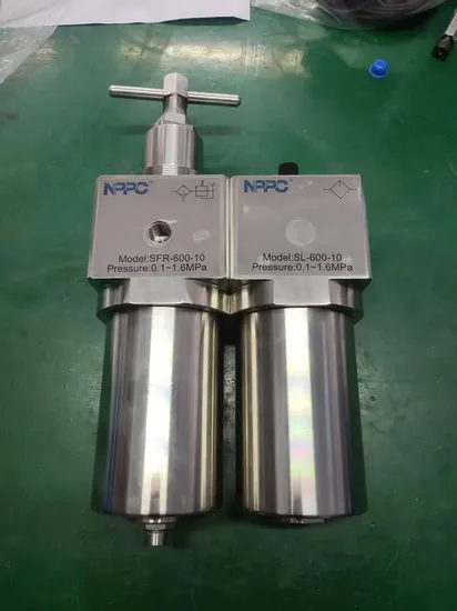 Sfrl400-04 Stainless Steel 316 Pneumatic Air Regulator G1/2 Port Size